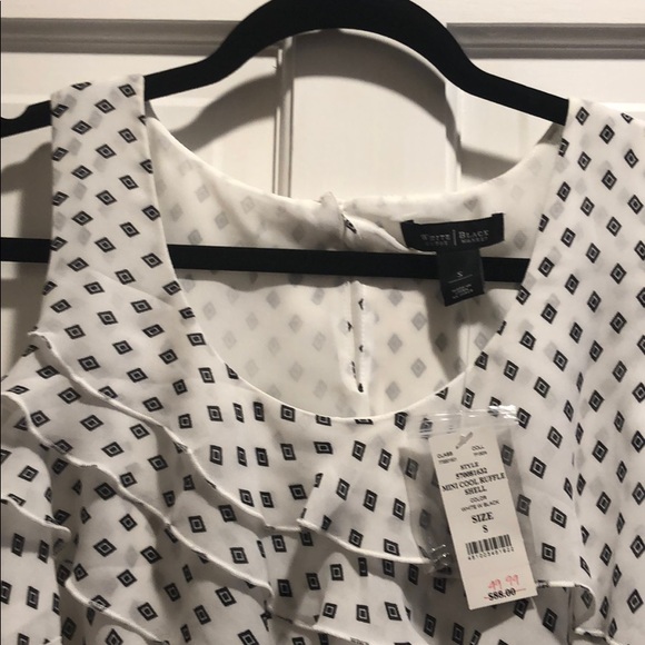 White House Black Market Size S Blouse - Picture 3 of 5